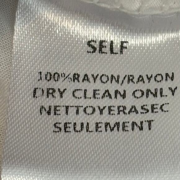 My Beloved Floral Embroidery White Boho Ruffle Blouse Women’s M/L - Picture 8 of 8